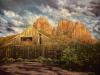 The Old Barn at Cresent Moon Ranch by Syri Hall